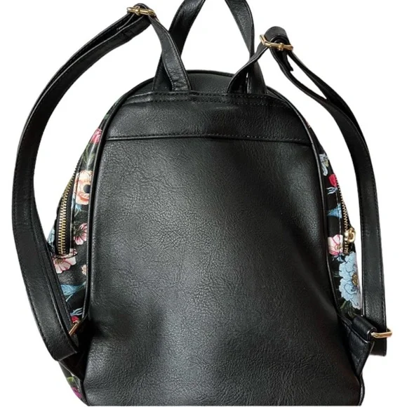 BIG BUDDAH Floral Backpack in Black -- GORGEOUS!!!! - Picture 4 of 8